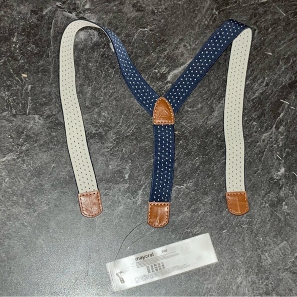 Suspenders Mayoral Baby Toddler Boy 24m New